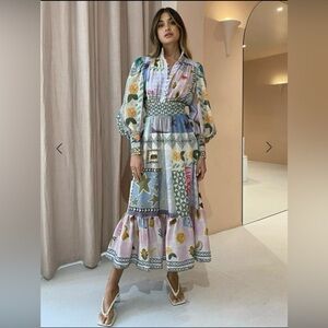 FAB!  100% Authentic Alemais x Emma Gale Shirtdress Size Small /AU 8